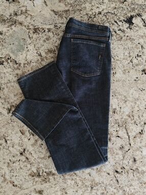 Low Rise + Slim Straight Leg Designer Jeans